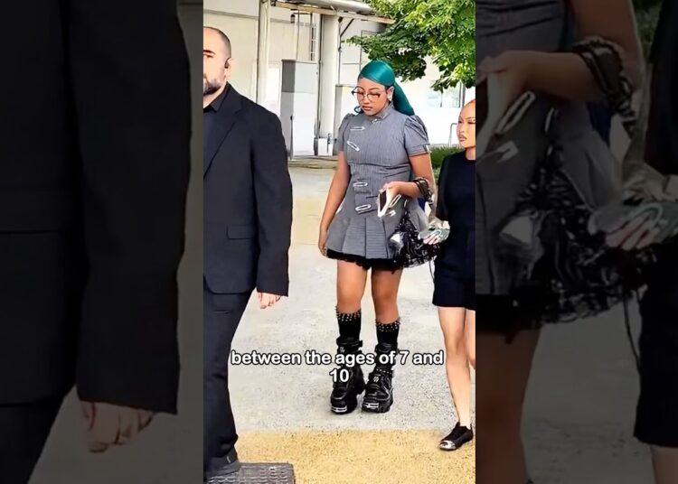 Why does North West walk like a penguin#shorts #celebrity #northwest #youtubeshorts