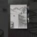 Easy landscape drawing technique 🤔😱 #shorts #craft #art #drawing #crafts #satisfying