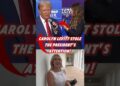 Carolyn Levitt stope the president’s attention!#shorts #youtubeshorts #celebrity #trump #carolyn