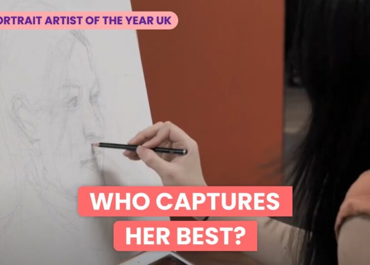 Painting Nicola Benedetti | Portrait Artist of the Year UK