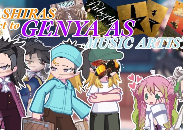 hashiras react to genya as musical artists! |kny| GL2| d☆ysi!