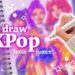 drawing the huntrix in my style ♡ KPop Demon Hunters [Rumi, Zoey & Mira] fan art