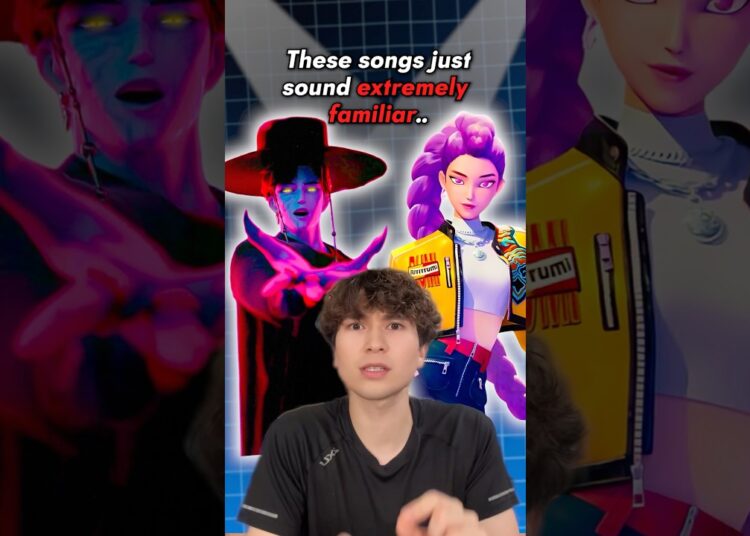 Does the K-Pop Demon Hunters Music Sound Familiar? 😈🤔 #music #kpop