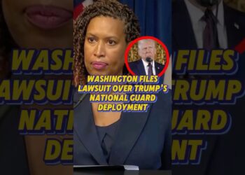Washington files lawsuit over Trump’s national guard deployment.-1 #shorts#celebrity#trump
