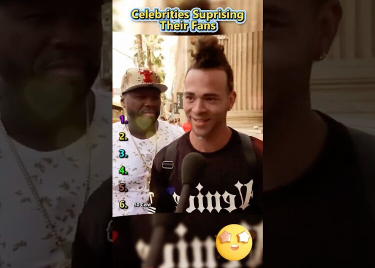 Celebrities Suprising Their Fans #celebrity #fan #surprise #50cent #chrispratt #drake