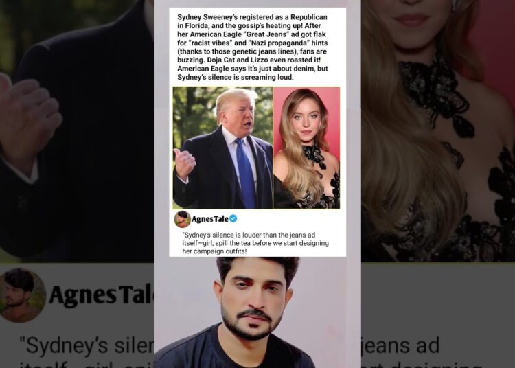 Sydney Sweeney’s registered as a Republican in Florida, and the gossip’s heating up!