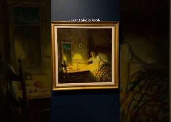 Paintings that play woth lighting from the Norman Rockwell museum #history #art