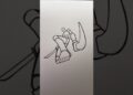Dynamic pose – starting from the feet #drawing #pose #art #artist #fyp #shorts