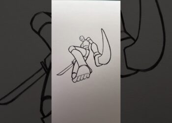 Dynamic pose – starting from the feet #drawing #pose #art #artist #fyp #shorts