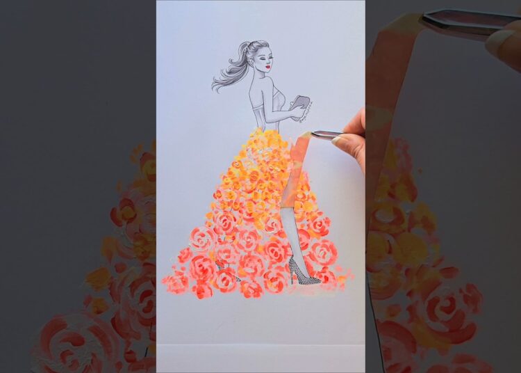DiY Bubble Wrap Design 🫶#art #artwork #artist #draw #drawing #paint #painting #satisfying #fashion