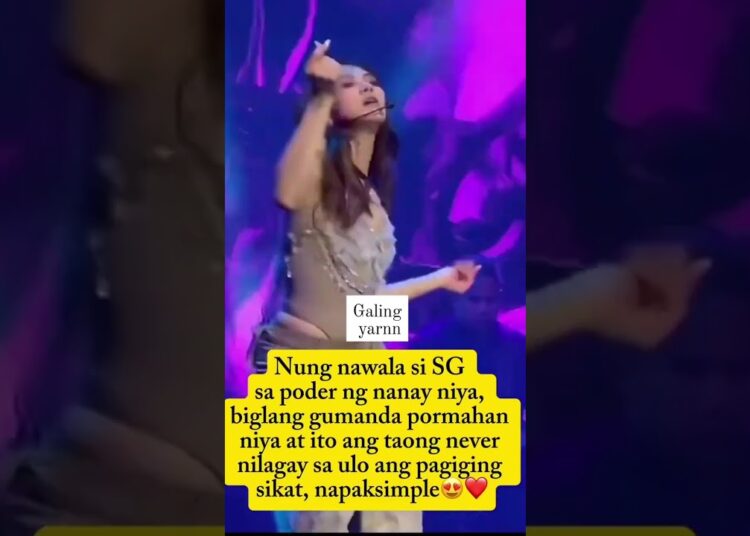 Pinainit ni SARAH G.ang stage 🔥 only one  Pop star Royalty #shortvideo #yotubeshorts
