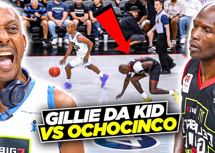 Gillie Da Kid Vs Chad OchoCinco Got PHYSICAL @ The Big3 Celebrity Game!