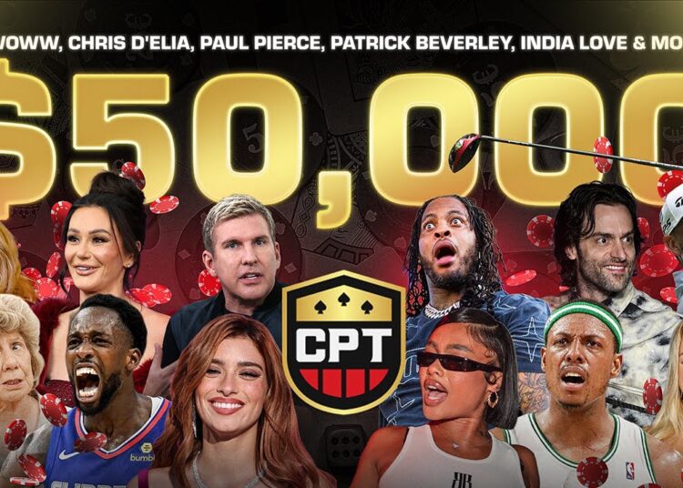 THE MOST EPIC POKER TOURNAMENT ON YOUTUBE | Celebrity Poker Tour