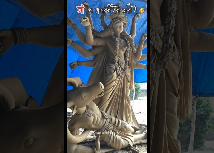 Durga Puja murti making#durgapuja #navratri #navratrispecial #artist #sculpture #pawansingh #hajipur