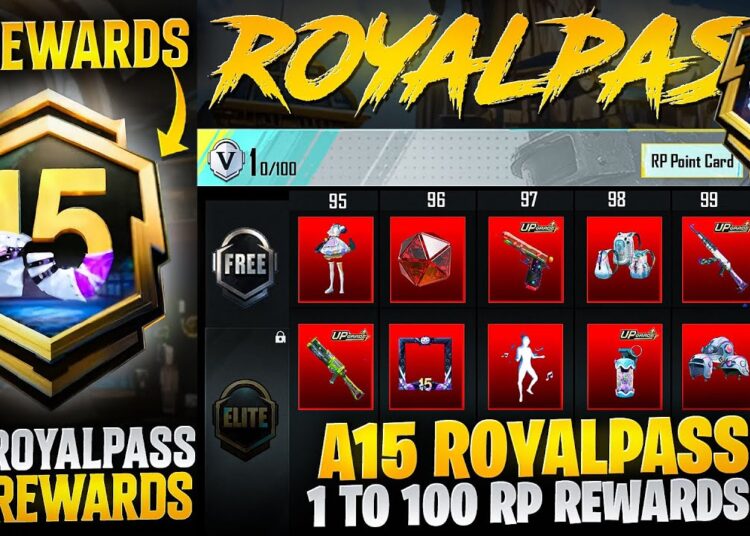 A15 Royal Pass 3D Rewards | New Upgradable  Skin | 1 To 100 RP Rewards | PUBGM