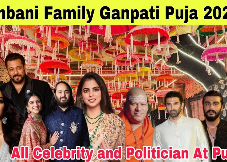 Ambani Ganpati House Puja 2025 🫣|| Salman Khan In Ganpati Puja ￼￼Antilia House 😍 || All Celebrity ￼