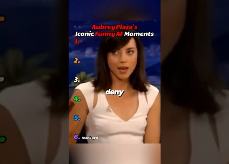 Aubrey Plaza Being Funny AF #shorts #celebrity #aubreyplaza #funny #viral #ranking
