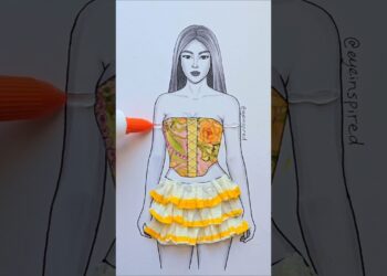 Would you wear this design?!#art #artwork #artist #fashion #style #design #satisfying #craft #draw