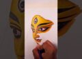 Durga Maa Painting, #shorts #art #drawing #durga