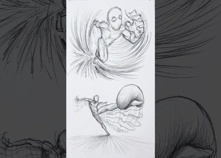 How To Draw MOTION 🏃🏻#art #drawing #foryou #shorts