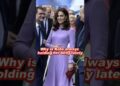 Why is Kate always holding her belly lately #kate #william #camilla #royal