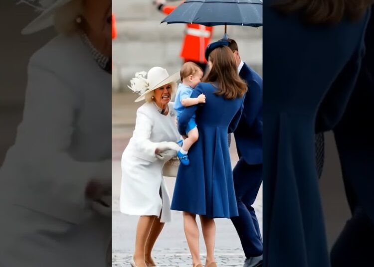😱 Camilla Attacks Prince Louis in Catherine’s Arms – William Shocked! #royal #camilla