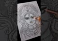 Maa Durga Drawing 😍 #shorts #durgamaa #drawing #art