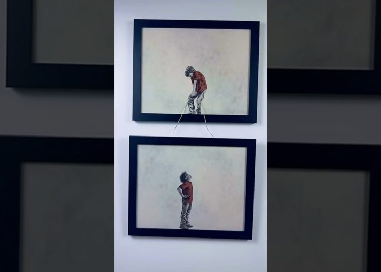 How to make art from simple photos #youtube  #photo #modernart #art #fyp #foryou #artcollector