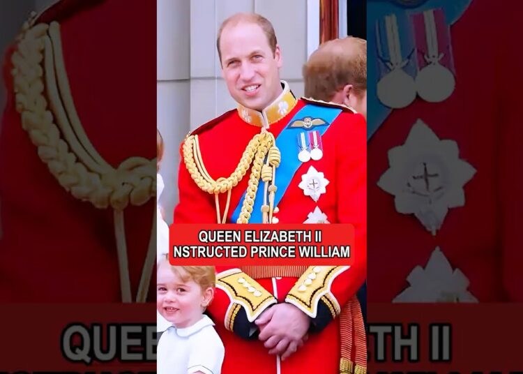 Queen Elizabeth instructed Prince William #royal#shorts