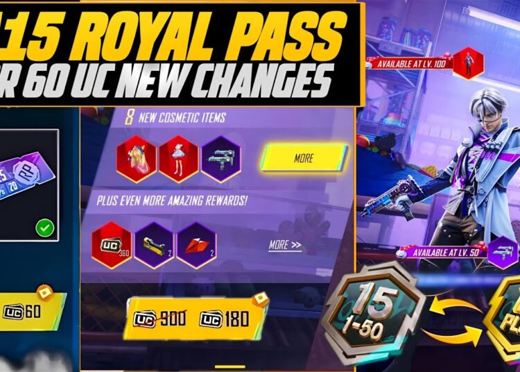 😱 A15 Royal Pass For 60 UC | Cheap Royal Pass Trick & A15 Pre-Order Perks New Changes | PUBGM
