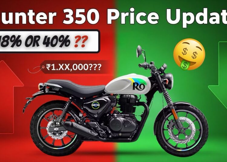 Royal Enfield Hunter 350 Price Drop? New GST Rule 2025 | New Ex-Showroom Price & EMI Details