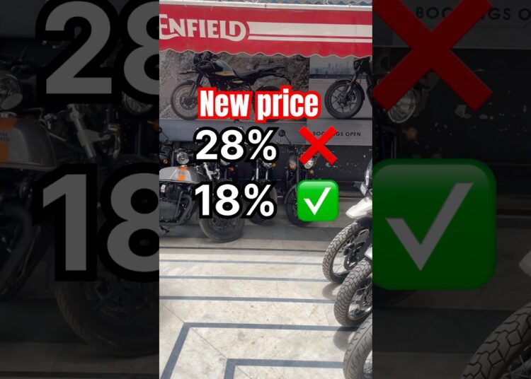 New Royal Enfield bikes price update after GST reform. #royalenfield