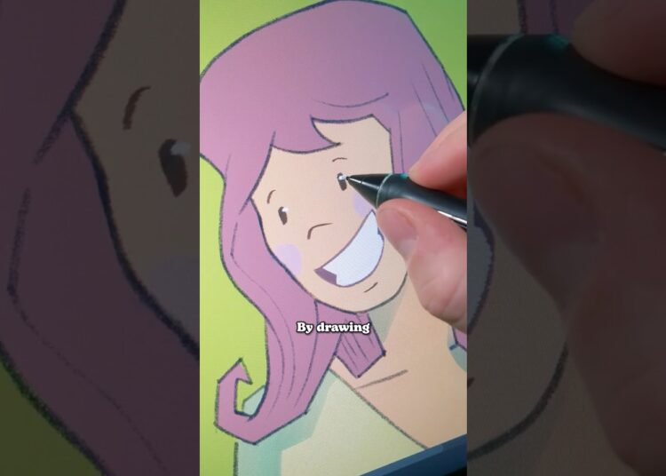 Artists unintentionally being CUTE #art #shorts