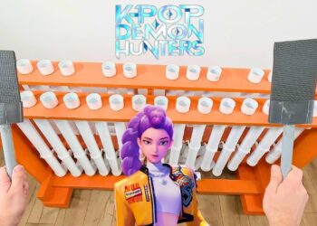 K-Pop Demon Hunters with Cool Instruments!