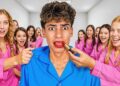 1 BOY vs 10 GIRLS! Will He Survive?