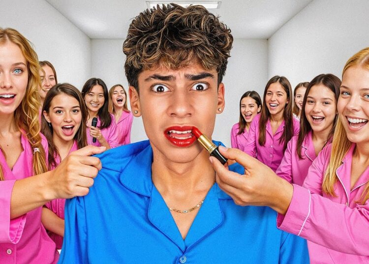 1 BOY vs 10 GIRLS! Will He Survive?
