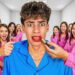 1 BOY vs 10 GIRLS! Will He Survive?