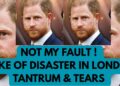 NOT MY FAULT – EPIC DISASTER FOR HARRY IN UK – LATEST #princeharry #royal #meghan