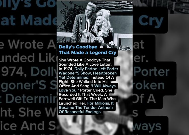 Dolly’s goodbye that made a legend cry. #shorts #singer #celebrity #hollywood
