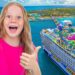 Nastya and Evelyn having fun on the Royal Caribbean cruise