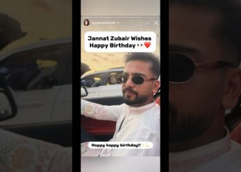 Elvish Yadav Birthday Wish- Jannat Zubair👀❤️ #elvishyadav #jannatzubair #bollywoodnews #celebrity