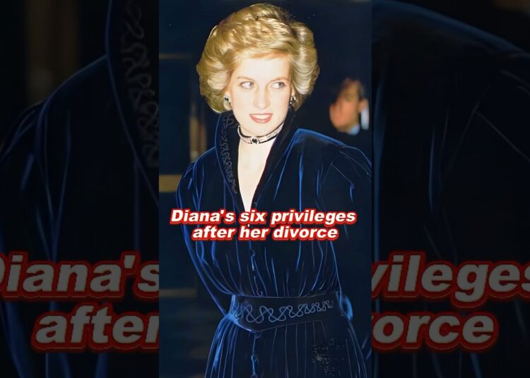 Diana’s six privileges after her divorce #diana #camilla #charles #elizabeth #royal