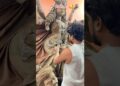 Durga puja murti shorts #durgapuja #navratri #navratrispecial #jaimatadi #artist #art #pawansingh