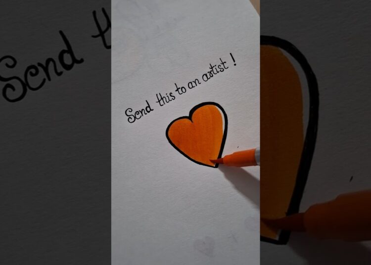 send this to an artist #art #shorts #trending #viral #heart