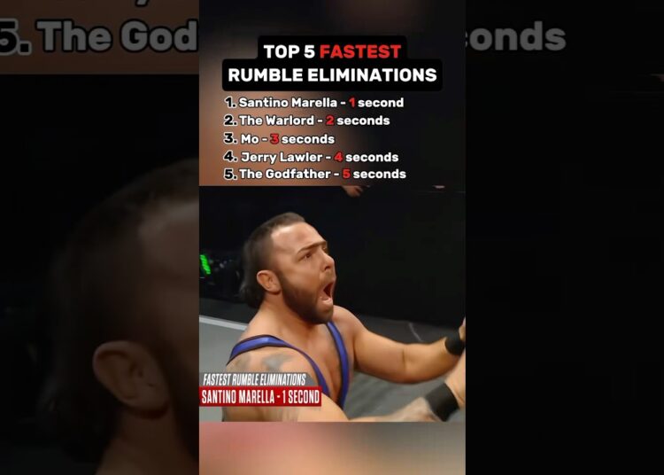 Ranking Top 5 Fastest Royal Rumble Eliminations