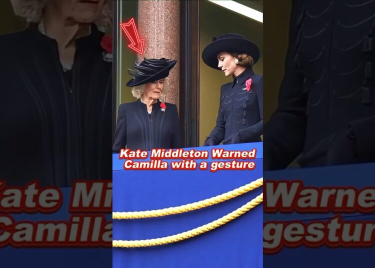 Kate Middleton Warned Camilla with a gesture #kate #princesskate #camilla #royal