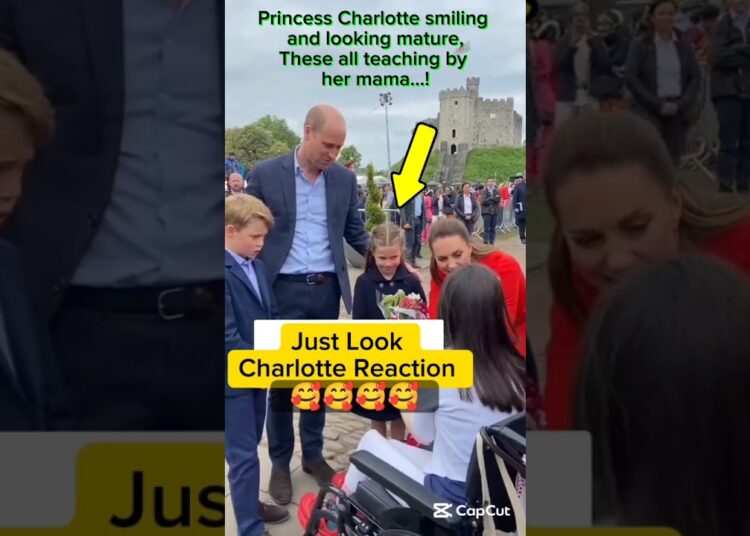 Princess Charlotte Reaction #royalfamily #royal #princ #king #queen