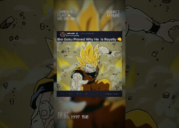 Bro Goku Proved Why He  Is Royalty 👊#shorts #anime #viralvideo #edit