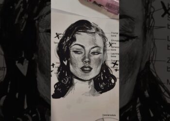 POV: you’re an artist in medical school ☠️✨#shalomharlow #creative