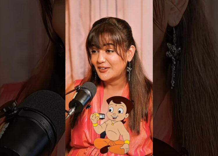 Chhota Bheem Meet Chhota Bheem Voices Dubbing Artist | @The_MotorMouth #shorts #podcast #viral
